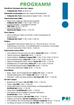 Programm zum Tag der offenen Tür am 11. Juli 2025