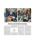 Presseartikel zum Girls'Day 2024 im Papierzentrum